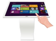 Tablet touch screen